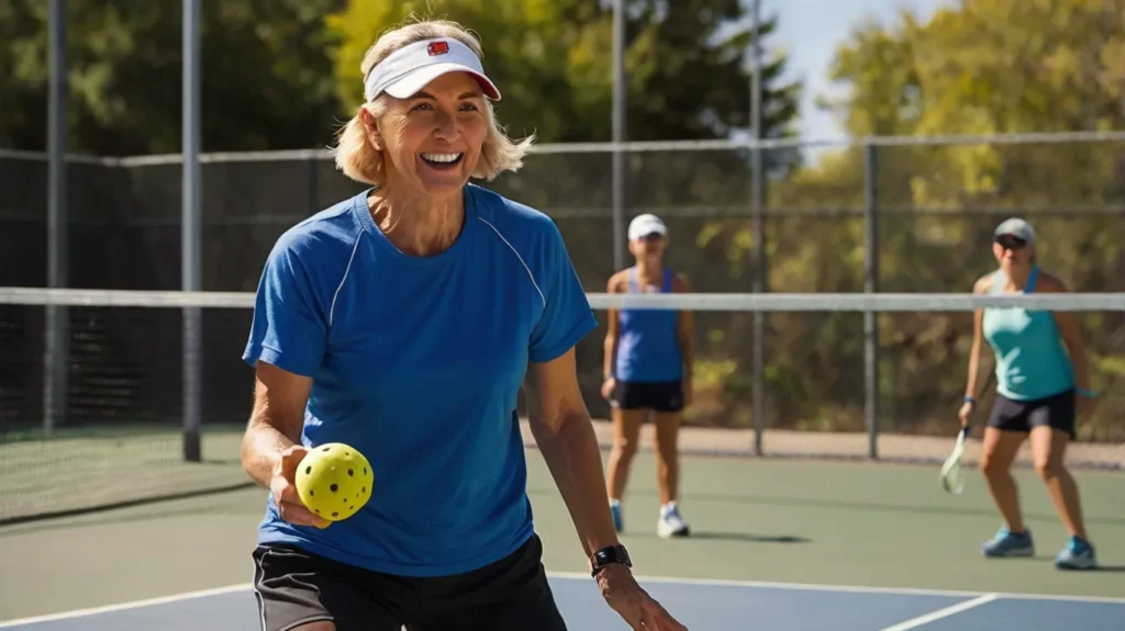 Default people playing pickleball in day 0 result