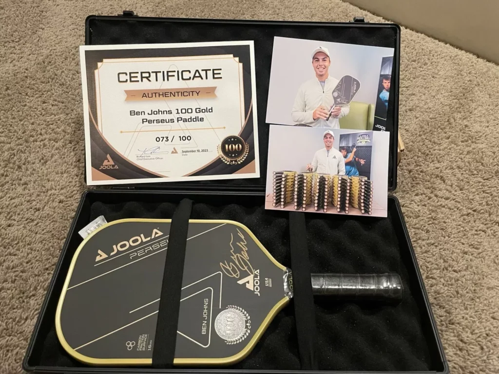 picture of most expensive pickleball paddle