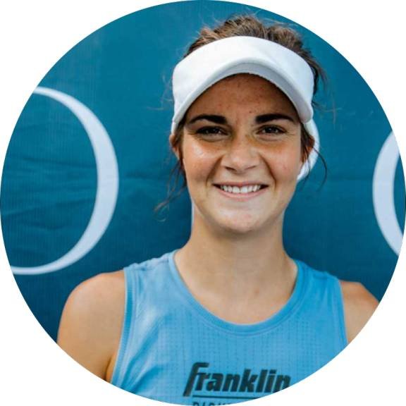 Portrait of Lea Jansen, top female pickleball player and diabetes advocate